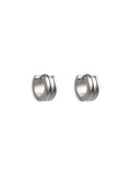 CnHnOn Minimalist Plain Hoop Earrings for Everyday Wear - Simple Circle Earrings for Commute and Daily Use