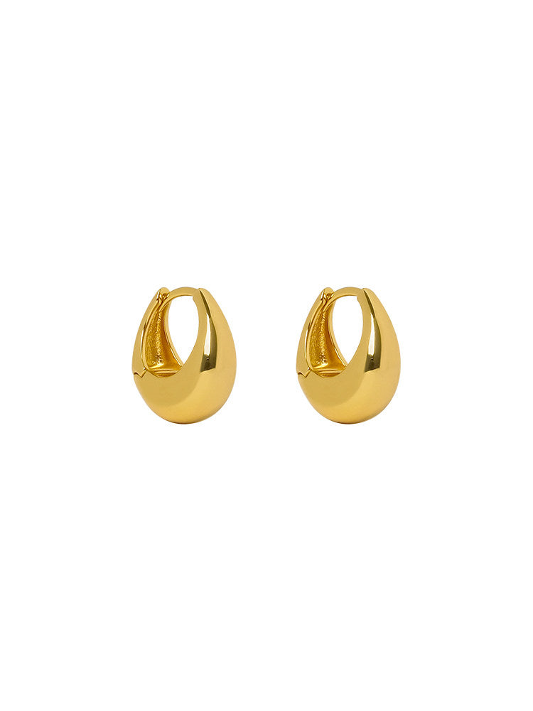 Minimalist Teardrop Earrings - Inspired by Bai Baihe's Style