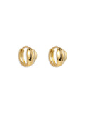 Mini Leaf Delicate Small Leaf-Shaped French Texture Stud Earrings