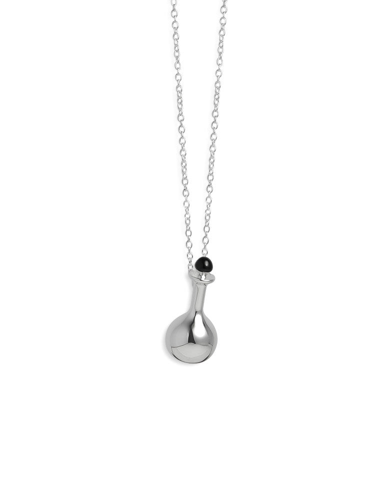 High-Color Retention Small Flask Vase Minimalist Fashionable Sweater Chain Long Necklace