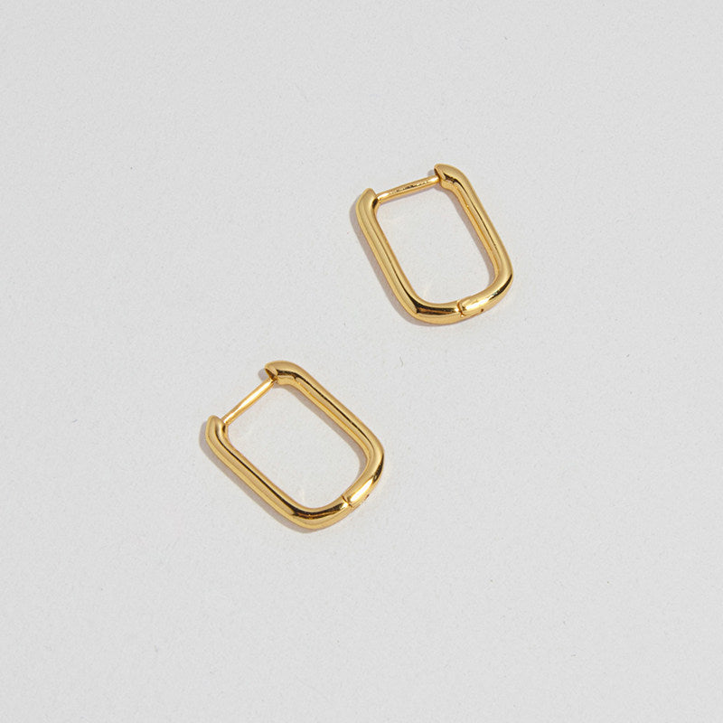 CnHnOn Fat Store Ultra-Fine Minimalist U-Shaped Hoop Earrings - Versatile Everyday Stylish Ear Cuffs