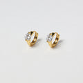 Mini Diamond Ring Rhinestone Ear Cuff Zircon French Minimalist Earrings