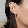 Mini Floating Water Drop Design Earrings - Minimalist Chic Unique Style