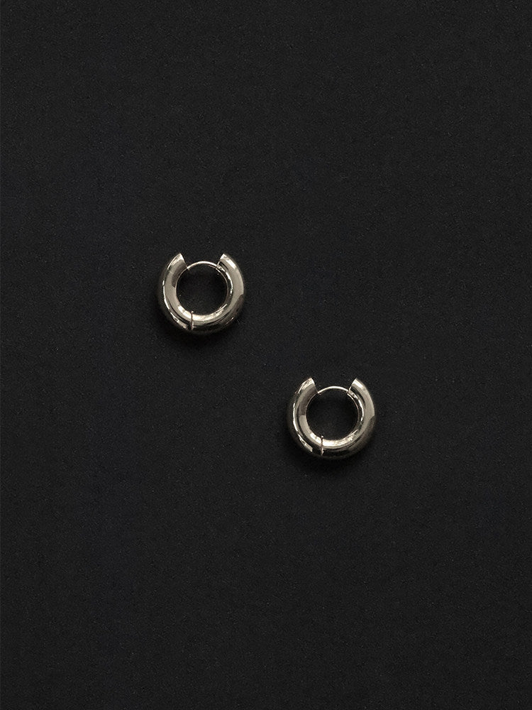 Everyday Hoops Minimalist Round Hoop Earrings