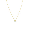 S925 Silver French-Style Sparkling Diamond-Inlaid Light Luxury Collarbone Necklace for Women
