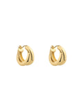 CnHnOn Fat Store Golden Versatile Layered Hoop Earrings for Western Fashion, Trendy and Elegant