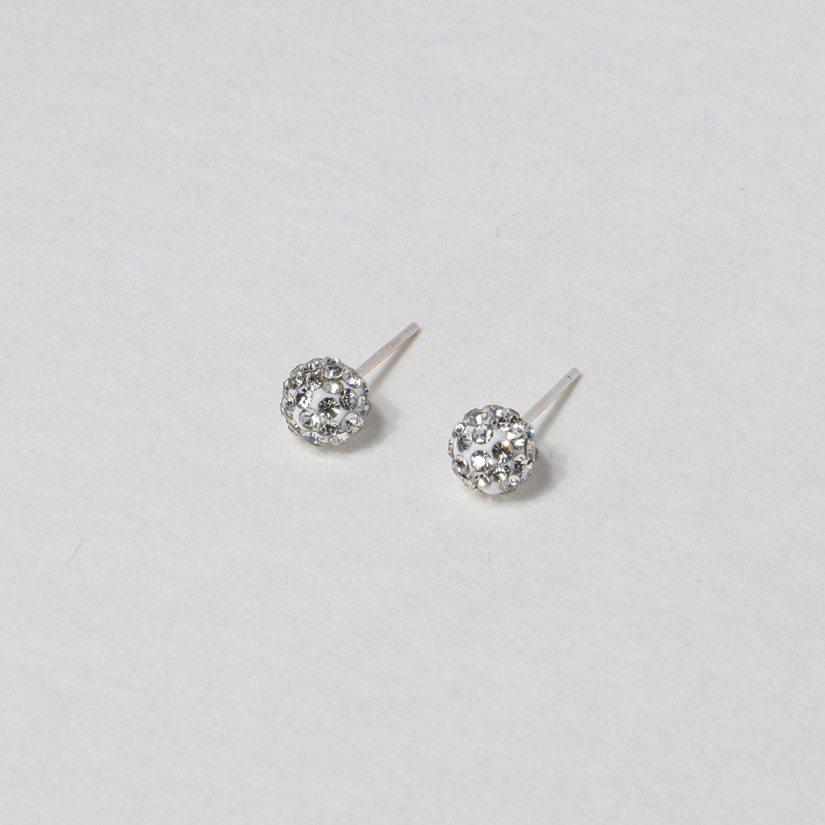 CnHnOn Fat Store Minimalist Fashion Mini Disco Ball Full Rhinestone Sparkling Bead Stud Earrings