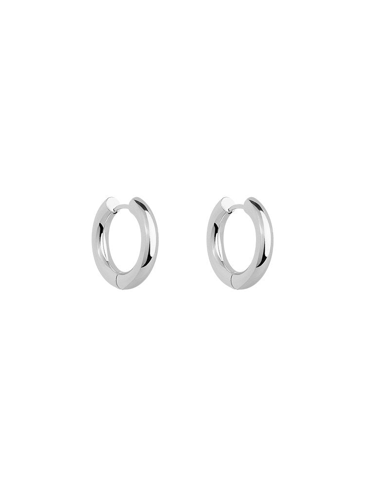 CnHnOn Chunky Unisex Earrings - Minimalist Stylish Versatile Thick Hoop Earrings