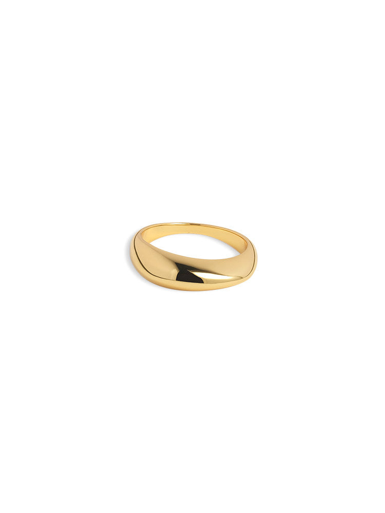 CnHnOn Sculptural High-Color Ring Set - Stackable Minimalist Fashion Rings