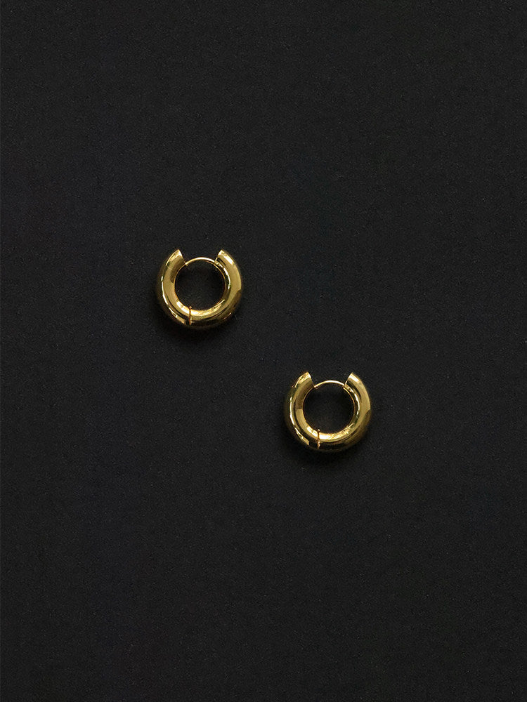 Everyday Hoops Minimalist Round Hoop Earrings