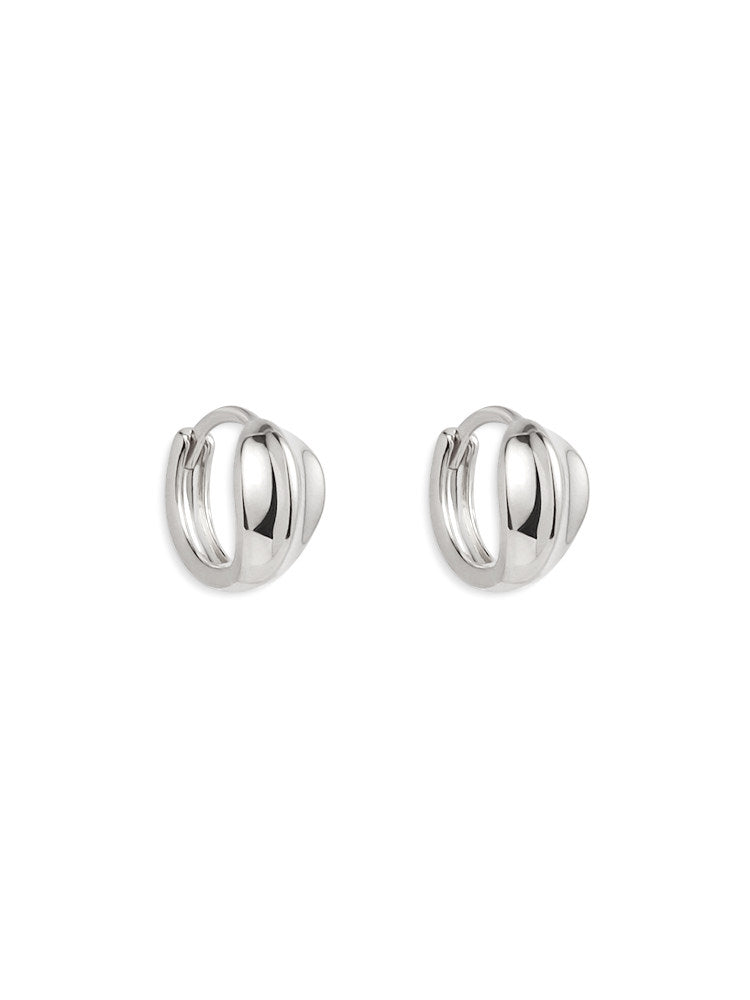 Mini Leaf Delicate Small Leaf-Shaped French Texture Stud Earrings