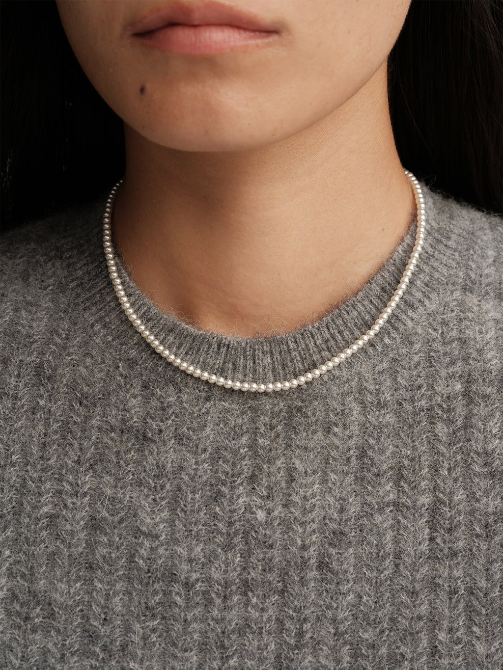 Perfect Round High-Luster Pearl Necklace – Versatile, Elegant, Classic, Available in Multiple Sizes