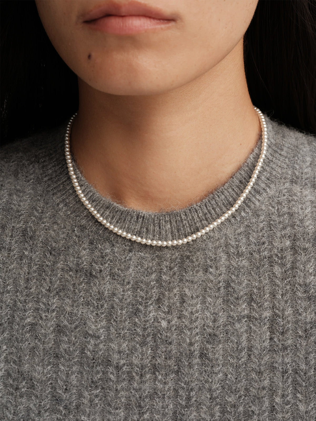 Perfect Round High-Luster Pearl Necklace – Versatile, Elegant, Classic, Available in Multiple Sizes