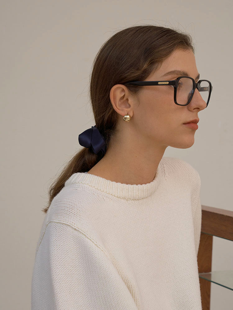 CnHnOn Fat Store Exquisite High-End Earrings, Designer Style, French Elegance, Cute and Chic