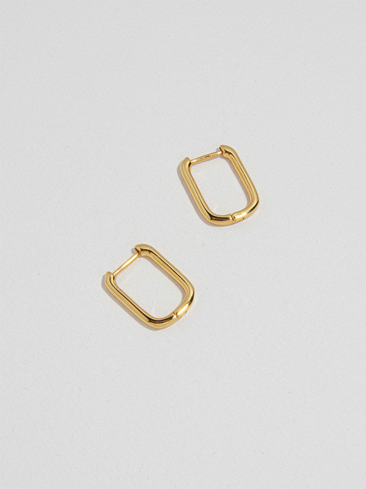 CnHnOn Fat Store Ultra-Fine Minimalist U-Shaped Hoop Earrings - Versatile Everyday Stylish Ear Cuffs