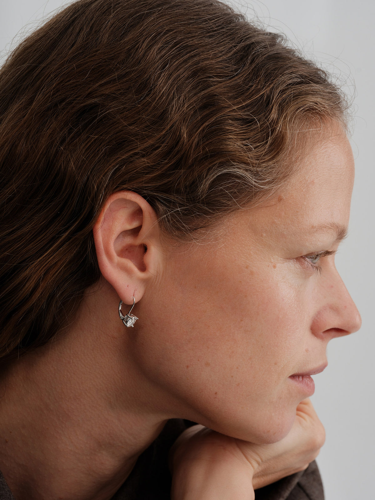 S925 Sterling Silver 1ct Moissanite Earrings - Minimalist High-Quality Versatile Long-Wearing
