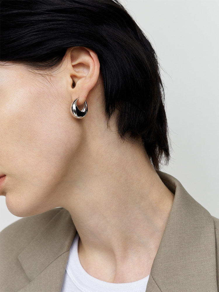 Minimalist Teardrop Earrings - Inspired by Bai Baihe's Style