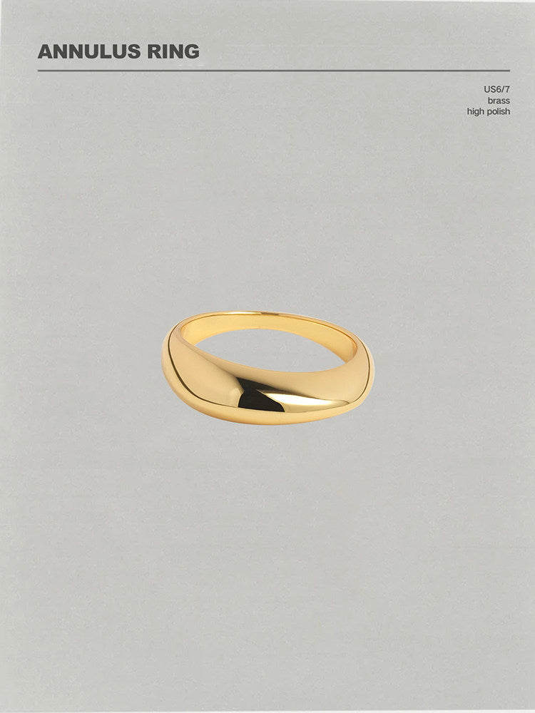 CnHnOn Sculptural High-Color Ring Set - Stackable Minimalist Fashion Rings